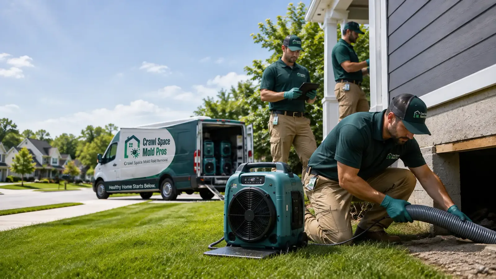 Crawl Space Mold Removal in Arkansaw, WI